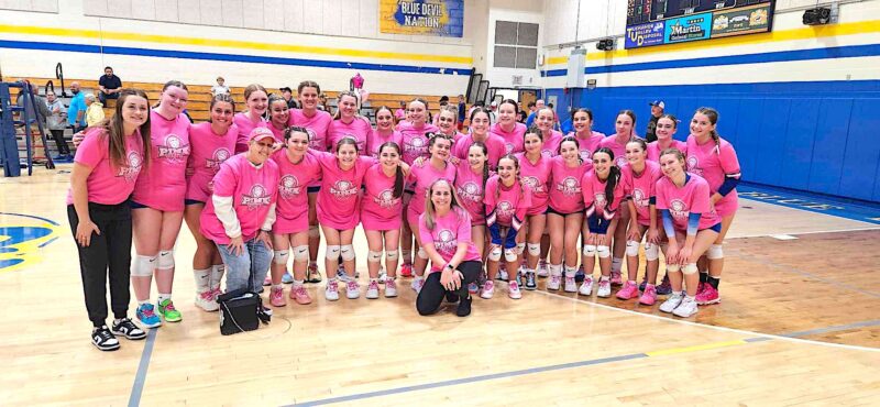 Bellwood Pink-Out volleyball game